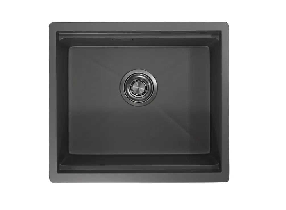KS-5045U, ГРАФИТ МАТОВЫЙ, стальная кухонная мойка KITCHEN SPACE