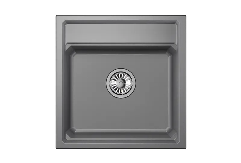 KS-5002, АЛЮМИНИУМ  кухонная мойка, кварц