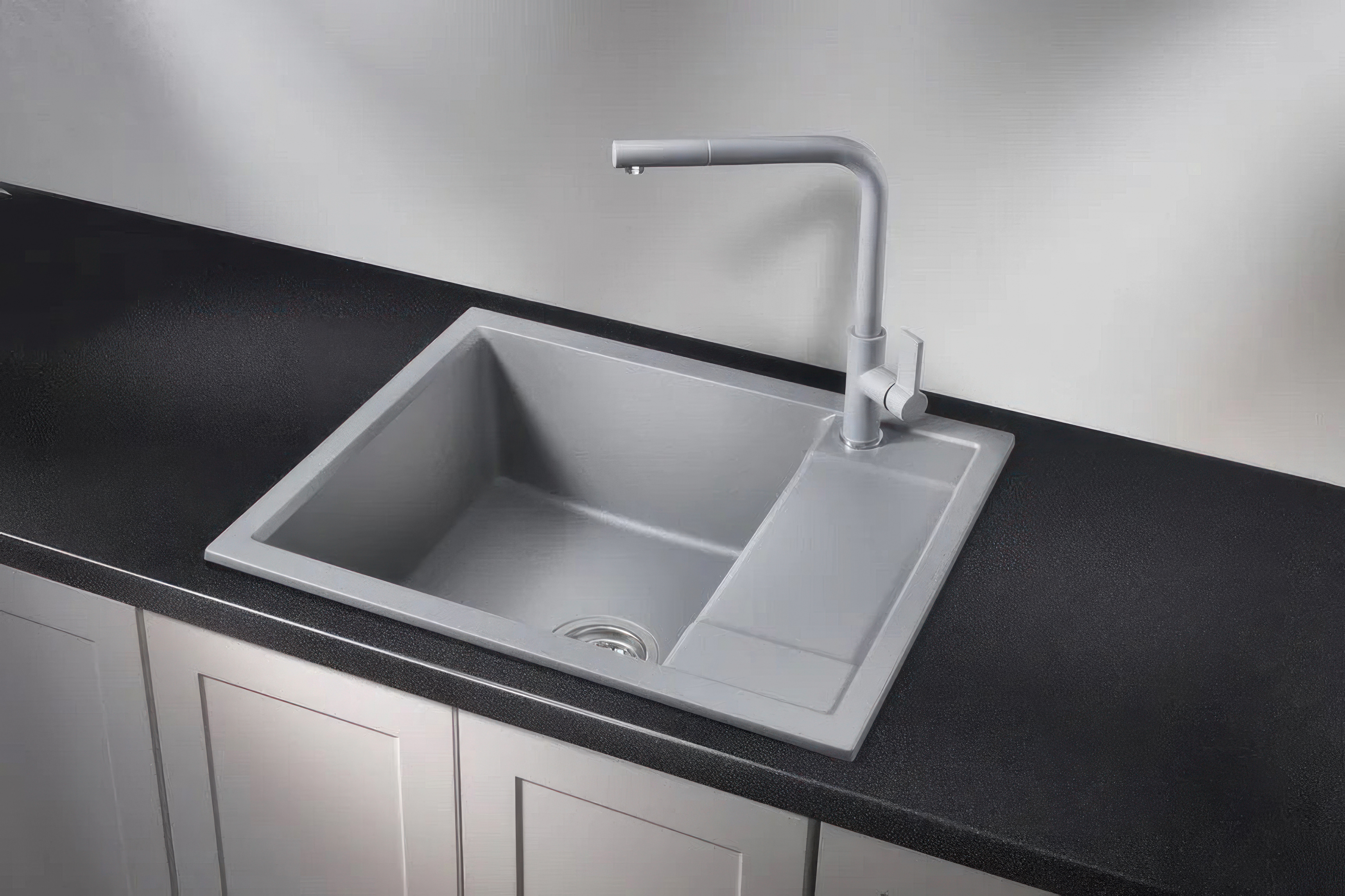 Мойка для кухни Granula 6002 алюминиум, 60х50 см, прямоугольная
